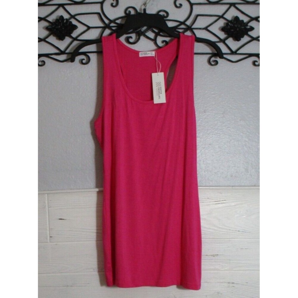 Fifth Parallel Threads Women's Top Size L Sleeveless Pink Scoop Neck